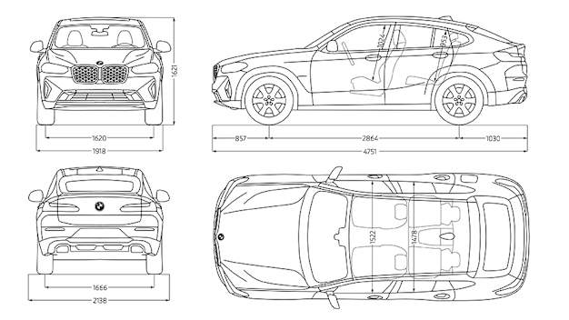THÔNG SỐ KỸ THUẬT CỦA THE BMW X4.