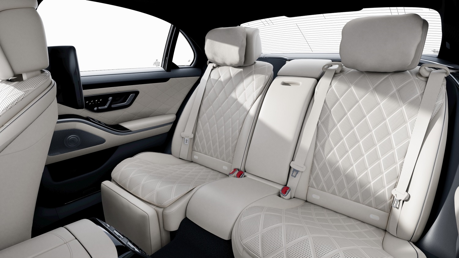 Không gian hàng ghế sau Mercedes S Class 2026: